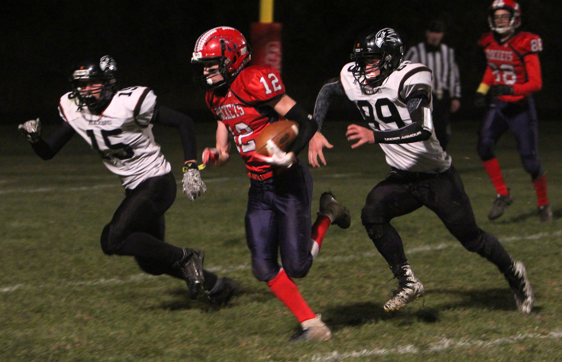 Bloomer football at Spencer/Columbus 10-26-18